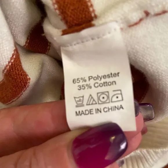 Brooklyns Brown & White Sweater Large - Picture 7 of 8